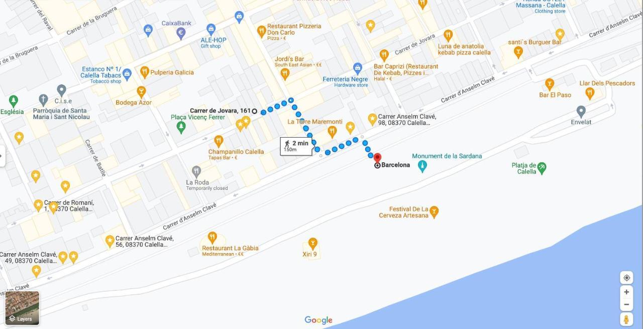 Can Martinez Calella Beach Boutique Apartment Bagian luar foto